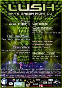 Bangkok Grass Concept Lush Party Green Night Out