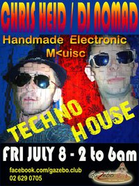 Gazebo Club Khaosan Live Techno Trance House Players Chris Heid Dj Nomad One Night Only