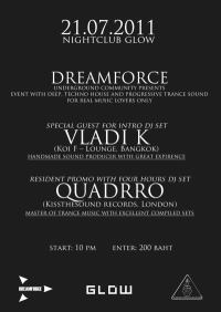 Dreamforce Progressive House and Trance Sound Event at Glow Bangkok