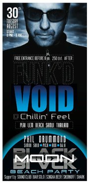 Funk D’Void at Black Moon Beach Party Samui