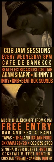 CdB Jam Sessions at Cafe Democ Bangkok