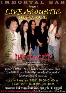 Acoustic Metal Rock at Immortal Bar Bangkok