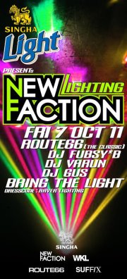 New Faction Lighting at Route66 Bangkok