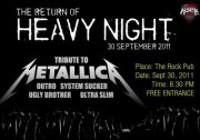 The Return Of Heavy Night Tribute To Metallica at The Rock Pub Bangkok