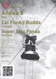Andreas Lai Funky Buddha SuperStarPanda at Glow Bangkok