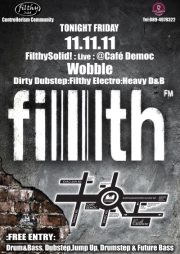 Filth 11.11.11. Dubstep at Cafe Democ Bangkok