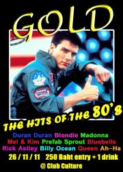 Gold The Hits Of The 80’s at Club Culture Bangkok