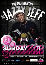 Dj Jazzy Jeff The Magnificent with Special Guest MC at Qbar Bangkok