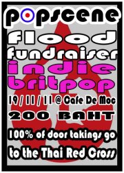 Popscene Indie Night Flood Funraiser at Café Democ Bangkok