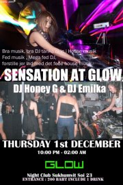 Sensation with DJ Honey G & DJ Emilka at Glow Bangkok