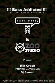 Bass Addicted Yaak Party&Zoo Studio at Cafe Democ Bangkok