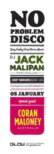 Jack Malipan and Coran Maloney Glow Club Bangkok Thailand