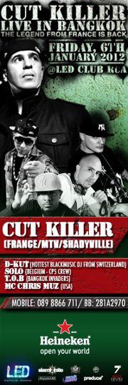 Dj Cut Killer Led Club RCA Bangkok Thailand