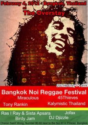 OverStay Bangkok Noi Reggae Festival Bangkok Thailand