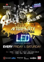 Led Club RCA Official After Party Bangkok Thailand