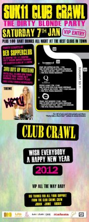 Bangkok Suk 11 Club Crawl The Dirty Blonde Party 7 Jan