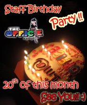 A Go Go Staff Birthday Party Office Pattaya Thailand