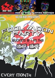 Ba Ba Bar Fool Moon Party Bangkok Thailand