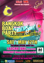 Bangkok Boat Party 3 12 May Sathorn Pier Thailand