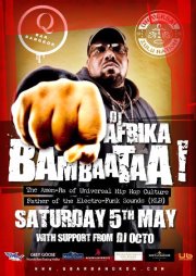 Afrika Bambaata Hip Hop Night Q Bar Bangkok Thailand