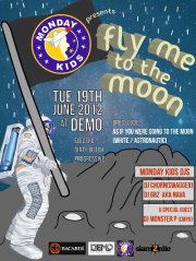 Demo Fly Me To The Moon Party Bangkok Thailand