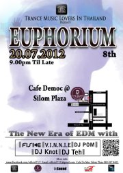 Euphorium 8th at Cafe Democ 20 July Bangkok Thailand