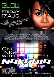 Nakadia Live in  Glow Nightclub 17 August Bangkok Thailand