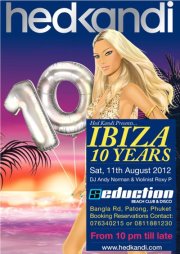 Ibiza 10 years Seduction Nightclub Phuket Thailand