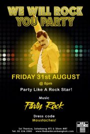 We Will Rock You Party At The Barbican 31 Aug Bangkok Thailand
