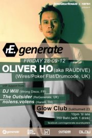 Oliver Ho Aka Raudive 28 Sep Glow Nightclub Bangkok Thailand