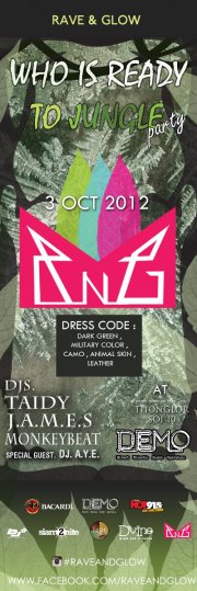 Who Is Ready To Jungle Party 3 Oct Demo Bangkok Event Thailand