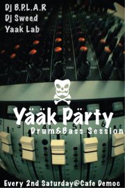 Yaak Party Drum & Bass Session 8 Sep Cafe Democ Bangkok Event Thailand