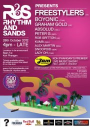 Rhythm & Sands 28 Oct Koh Phangan Event Thailand